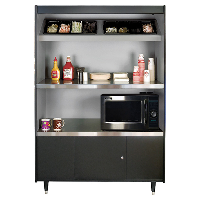 (image for) All State AS492-4-HT2 Condiment/Microwave Stand - Click Image to Close